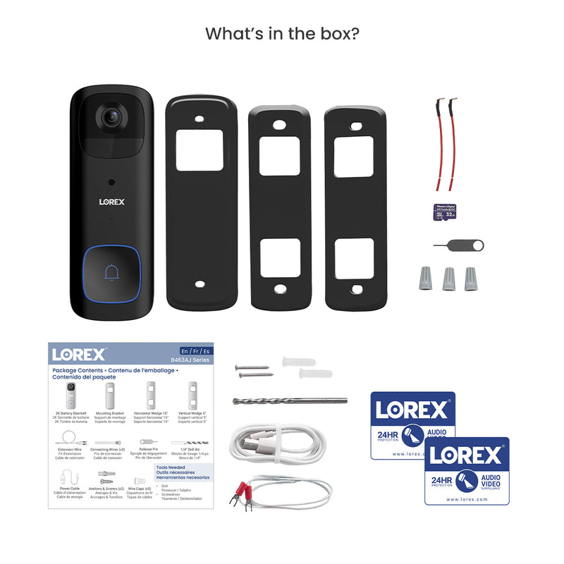 Lorex 2K Battery Video Doorbell