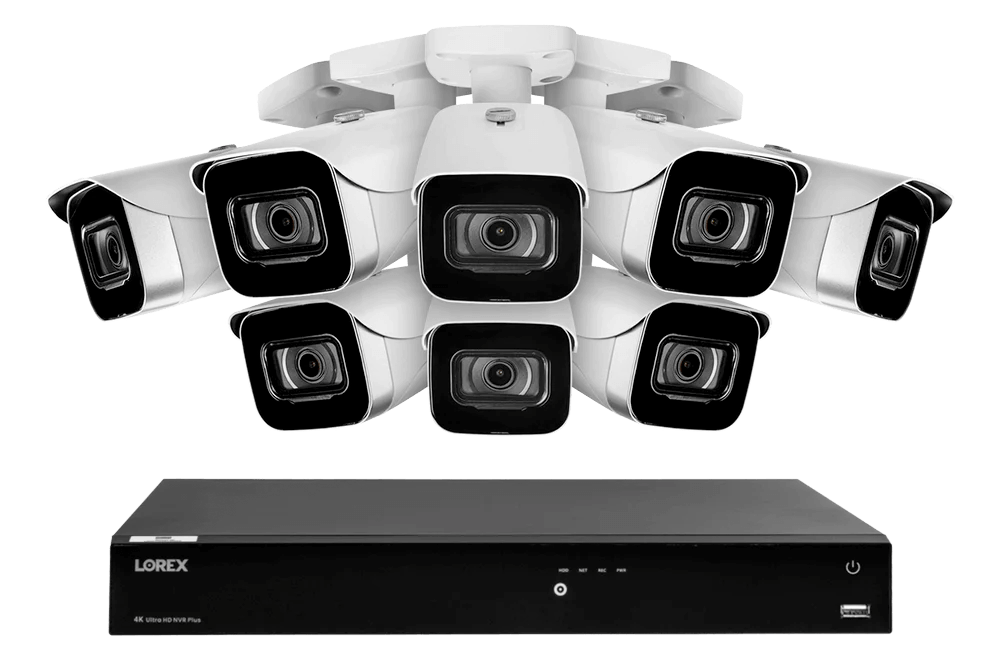 32-Channel NVR System with 4K (8MP) IP Cameras