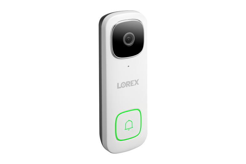 Lorex 2K Wi-Fi Video Doorbell (Wired, 32GB)