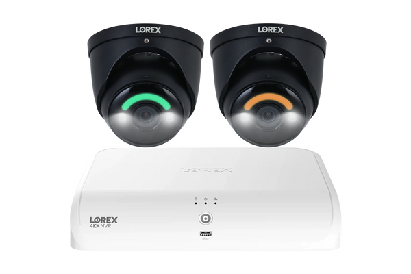 Lorex Fusion Series 4K 16 Camera Capable (8 Wired + 8 Fusion Wi-Fi) 2TB Wired System with H16 IP Dome Cameras